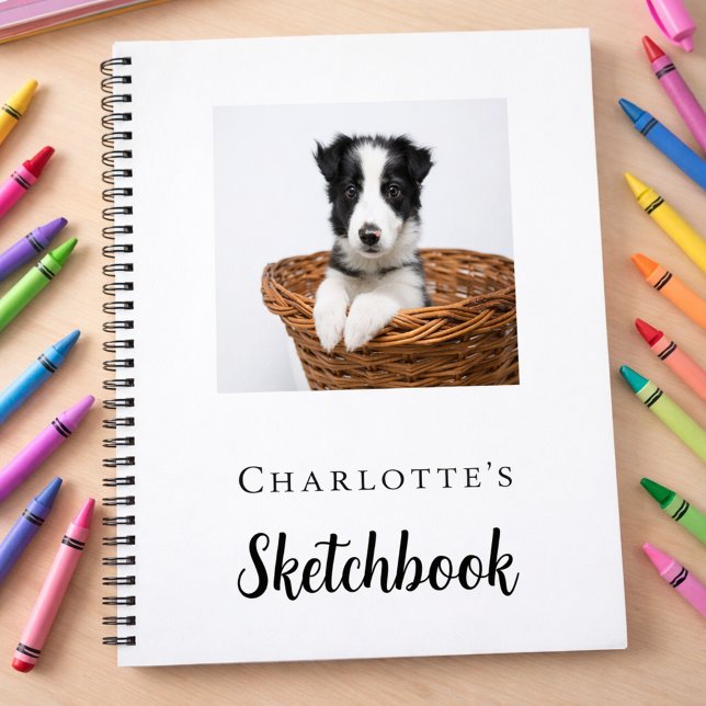 Sketchbook custom dog pet photo notebook (Creator Uploaded)