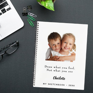 Sketchbook photo kids children notebook