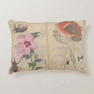 Sketchbook Pl. 108 by Ariyoshi Kondo Decorative Cushion