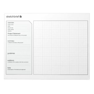 sketchbrief notepad