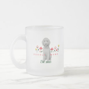 Sketched Doodle Mug with Flowers - Customisable
