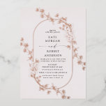 sketched modern floral wedding foil invitation<br><div class="desc">Our "sketched floral" collection features elegant petit sketched florals on two light pastel backgrounds of your choice with modern lettering. Everything about this collection screams elegant modern. You are welcome to contact us for any special requests for colour scheme or lettering and we will be happy to help.</div>