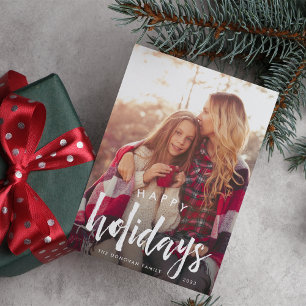 Sketched Overlay   Holiday Photo Card