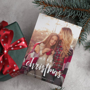 Sketched Overlay   Holiday Photo Card