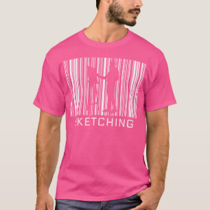 Sketching Barcode Hobby And Sport T-Shirt