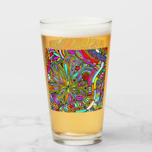 Sketching Fantasy Art - Abstract Flowers 1 Glass