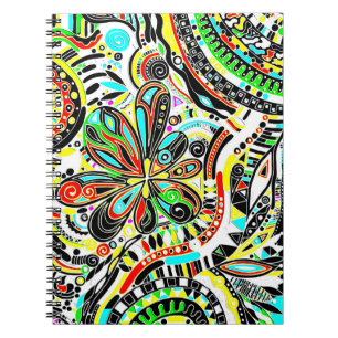 Sketching Fantasy Art - Abstract Flowers 3 Notebook