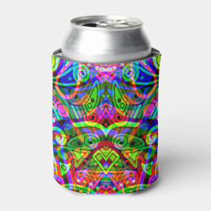 Sketching Fantasy Art - Abstract Neon Shift 3 Can Cooler