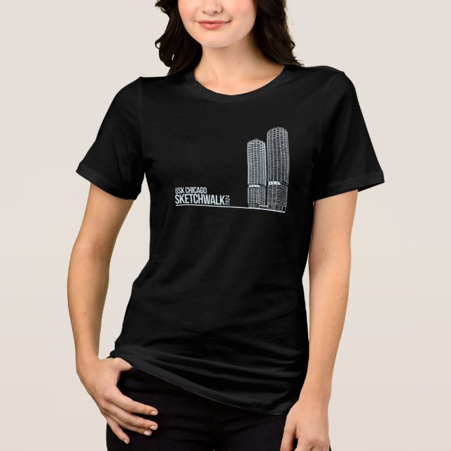 Sketchwalk Chicago-Women's shirt (Front)