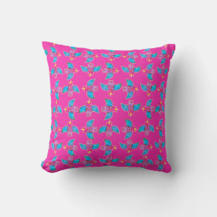 Sketchy Creatures Colorful Pattern Cushion