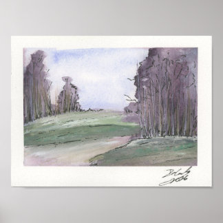 Sketchy Evening Poster