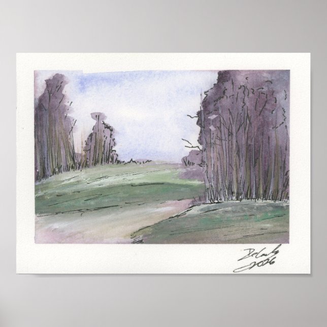 Sketchy Evening Poster (Front)