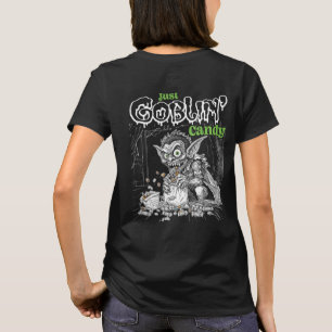 Sketchy Just Goblin’ Candy (Dark Items) Front+Back T-Shirt