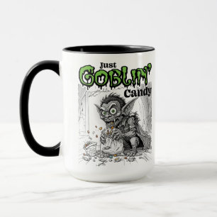 Sketchy Just Goblin’ Candy Mug