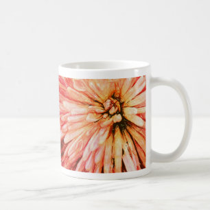 Sketchy Pink Flower Coffee Mug