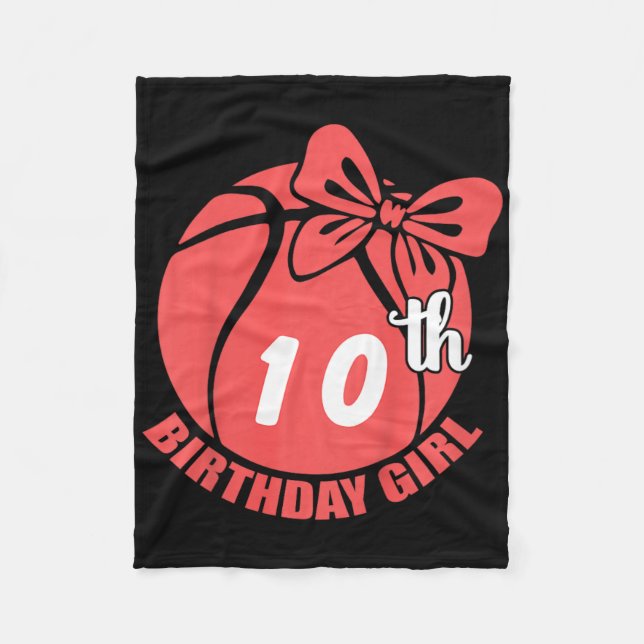 Sketll 10th Birthday Sketll Player  Fleece Blanket (Front)