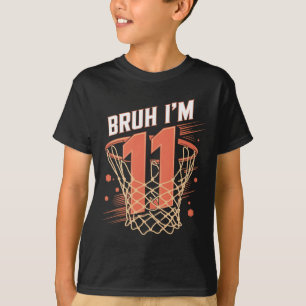 Sketll 11th Birthday Shirt For Boys 11 Year Old Bi