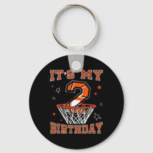 Sketll 2nd Birthday Dunk Gift For 2 Years Old Kids Key Ring