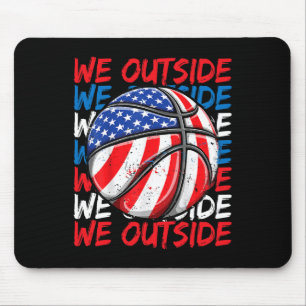 Sketll 4th Of July Memes Usa American Flag We Outs Mouse Mat