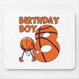 Sketll 8th Birthday Boy Sketll Player 8 Year Old B Mouse Mat