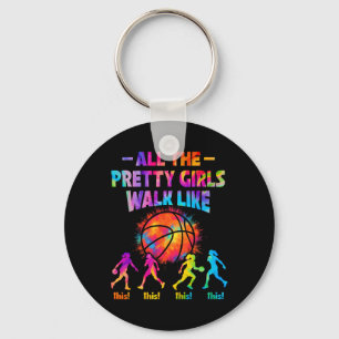Sketll All Pretty Girls Walk Like This For Women T Key Ring