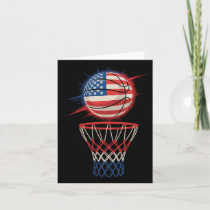 Sketll American Patriotic 4th Of July Us Flag Men Card