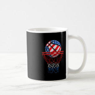 Sketll American Patriotic 4th Of July Us Flag Men Coffee Mug