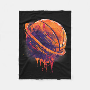 Sketll Artwork Sketll Lover Planet Watercolor  Fleece Blanket