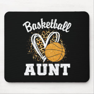 Sketll Aunt Leopard Heart  Mouse Mat