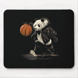 Sketll Bear Animal Art Sketll Hoop Panda Drawing Mouse Mat