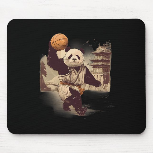 Sketll Bear Artwork Temple Drawing Sketll Lover  Mouse Mat (Front)