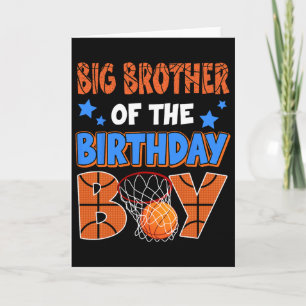 Sketll Big Brother Of The Birthday Boy Family Matc Card