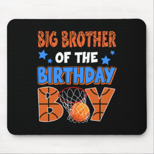 Sketll Big Brother Of The Birthday Boy Family Matc Mouse Mat