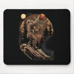 Sketll Bigfoot Gorilla Nature Artwork Sketll Playe Mouse Mat