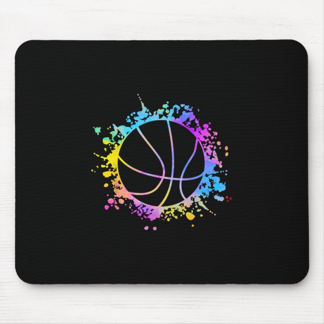 Sketll Colourful Splatters Teenssket Ll Coaches  Mouse Mat (Front)