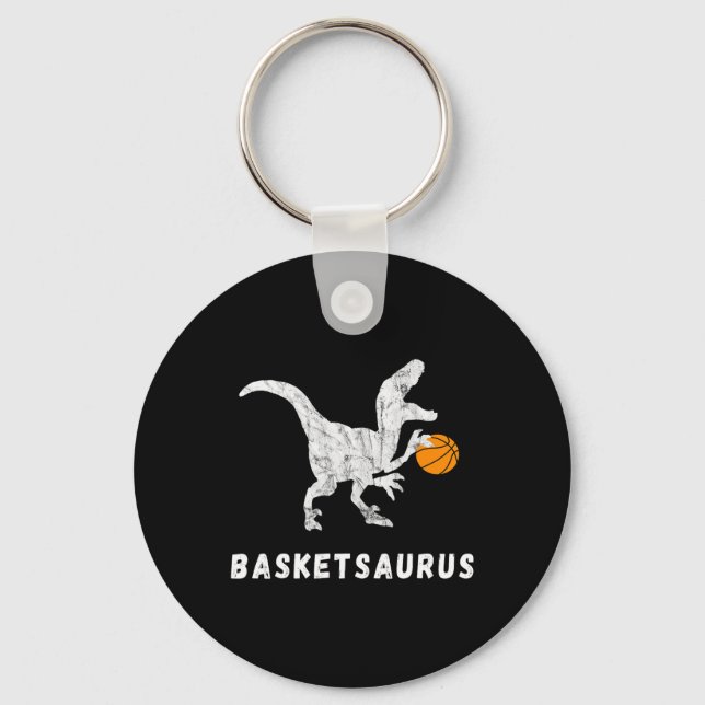 Sketll Dinosaur Ller T-rex Dino Funny Sketll  Key Ring (Front)