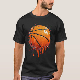 Sketll Dripping Ice Cream Sell Player Boys Kids T-Shirt