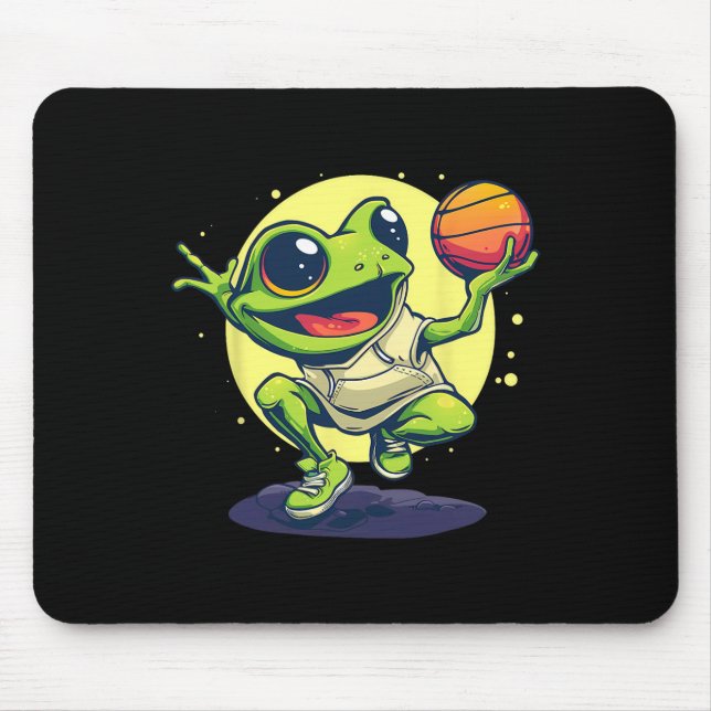 Sketll Frog Toad Sketll Player Animal Art Drawing  Mouse Mat (Front)