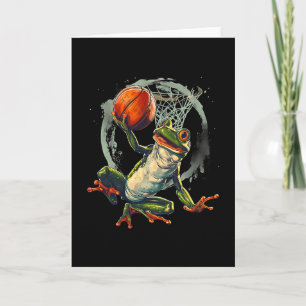 Sketll Frog Toad Slam Dunk Artwork Sketll Hoop Card