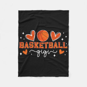 Sketll Gigi Grandma Heart Gigi Of A Sketll Player Fleece Blanket