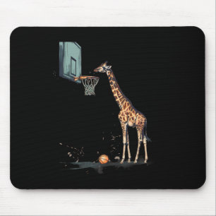 Sketll Giraffe Sketll Hoop Artwork Slam Dunk Mouse Mat