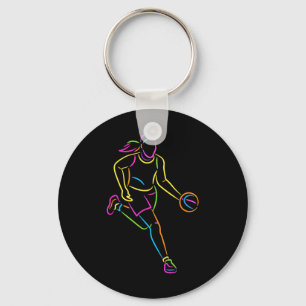 Sketll Girl Bll Kids Women Girls Sketll Key Ring