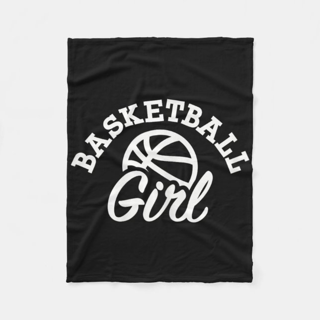 Sketll Girl  Fleece Blanket (Front)