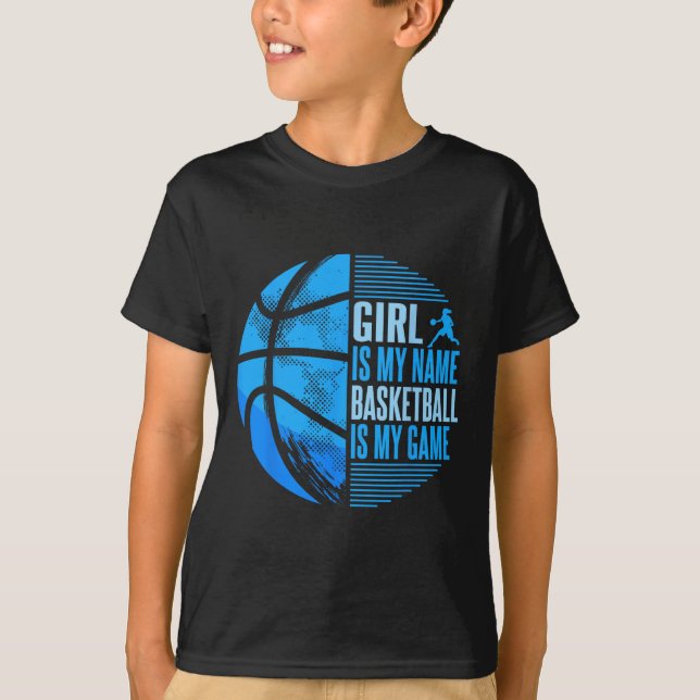 Sketll Girl Sketll Player Girls  T-Shirt (Front)