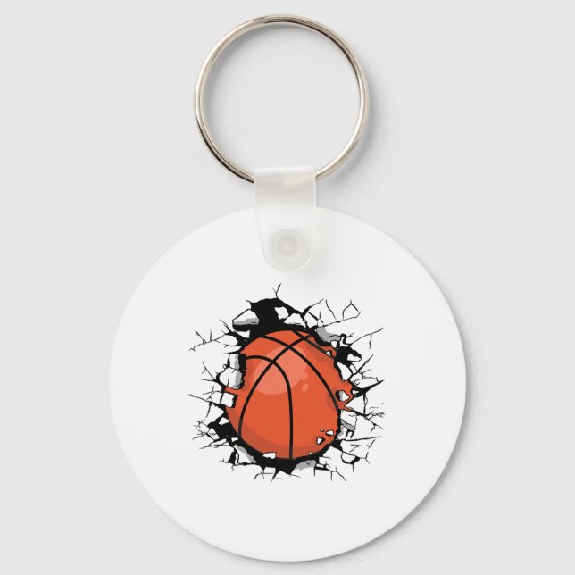Sketll Graphic  Key Ring (Front)