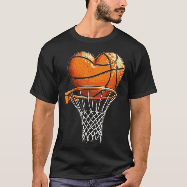 Sketll Heart Valentines Day Sports Boys Youth  T-Shirt (Front)