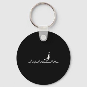 Sketll Heartbeat Bll Sketll Player Dunk Sport Gift Key Ring
