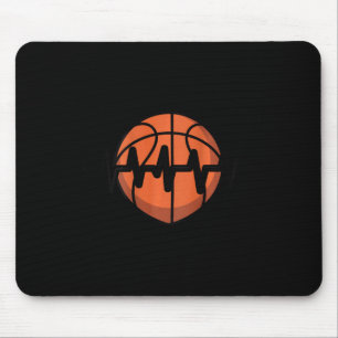 Sketll Heartbeat Pulse Design Mouse Mat