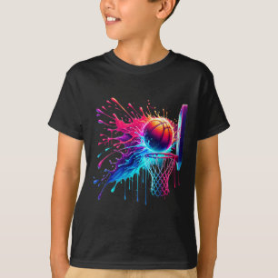 Sketll Hoop Net Shirt For Boys Men Teen Ice Cream