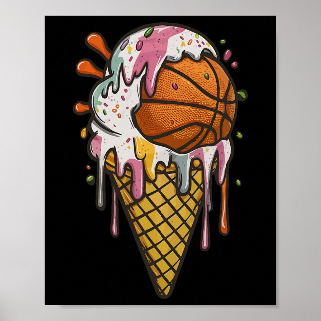Sketll Ice Cream Sketll  Poster (Front)